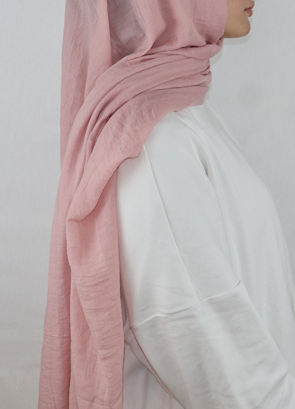 Soft Pamuk Şal Toz Pembe