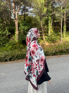 Bloom Şal Bordo