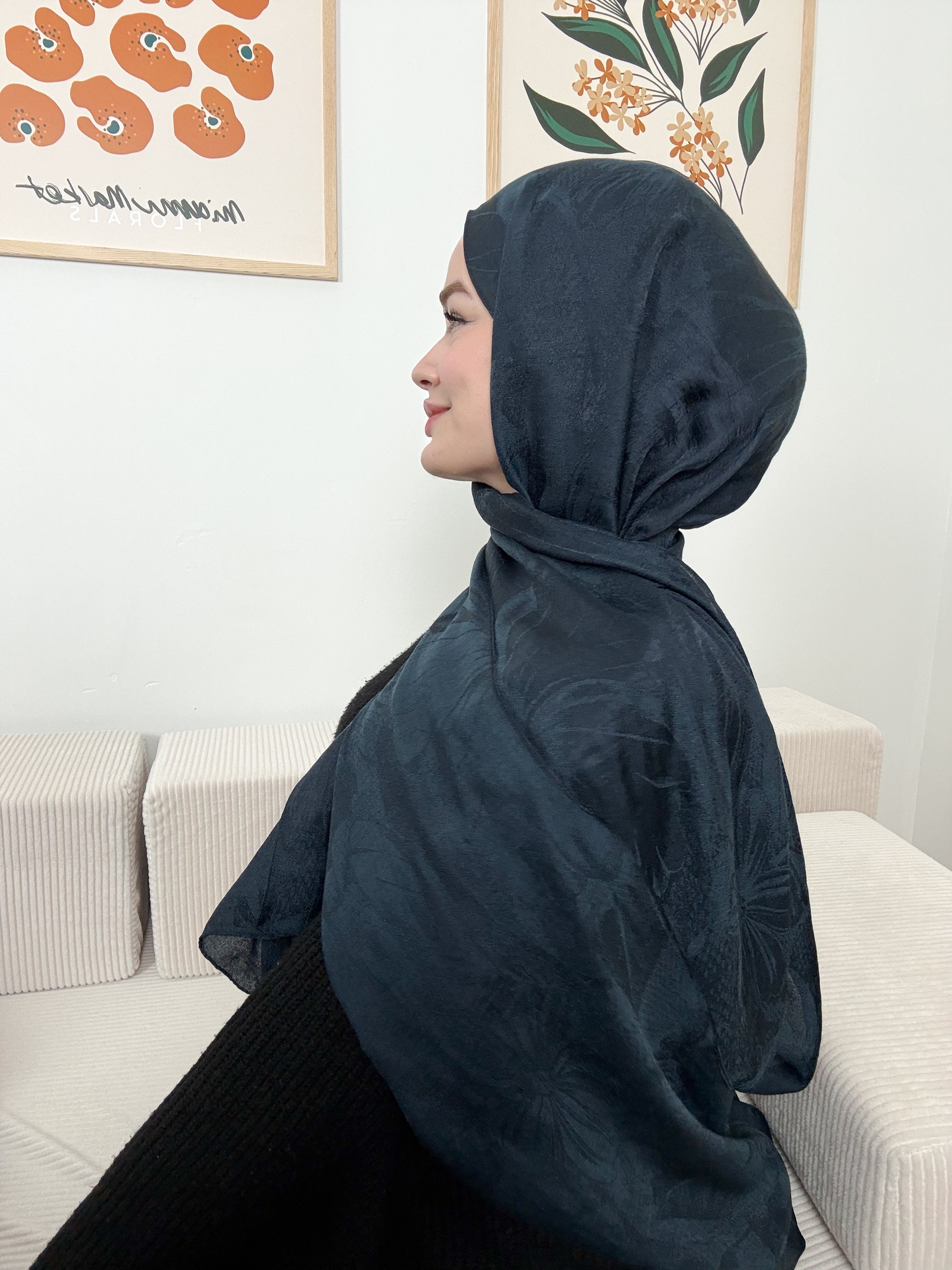 Jakar Şal- Lacivert