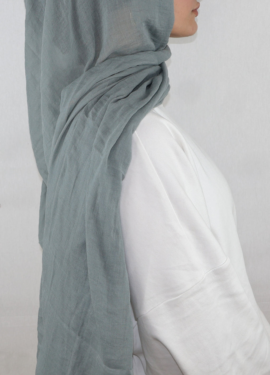 Soft Pamuk Şal Buz Mavi