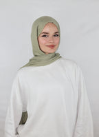 Soft Pamuk Şal Yeşil Çay