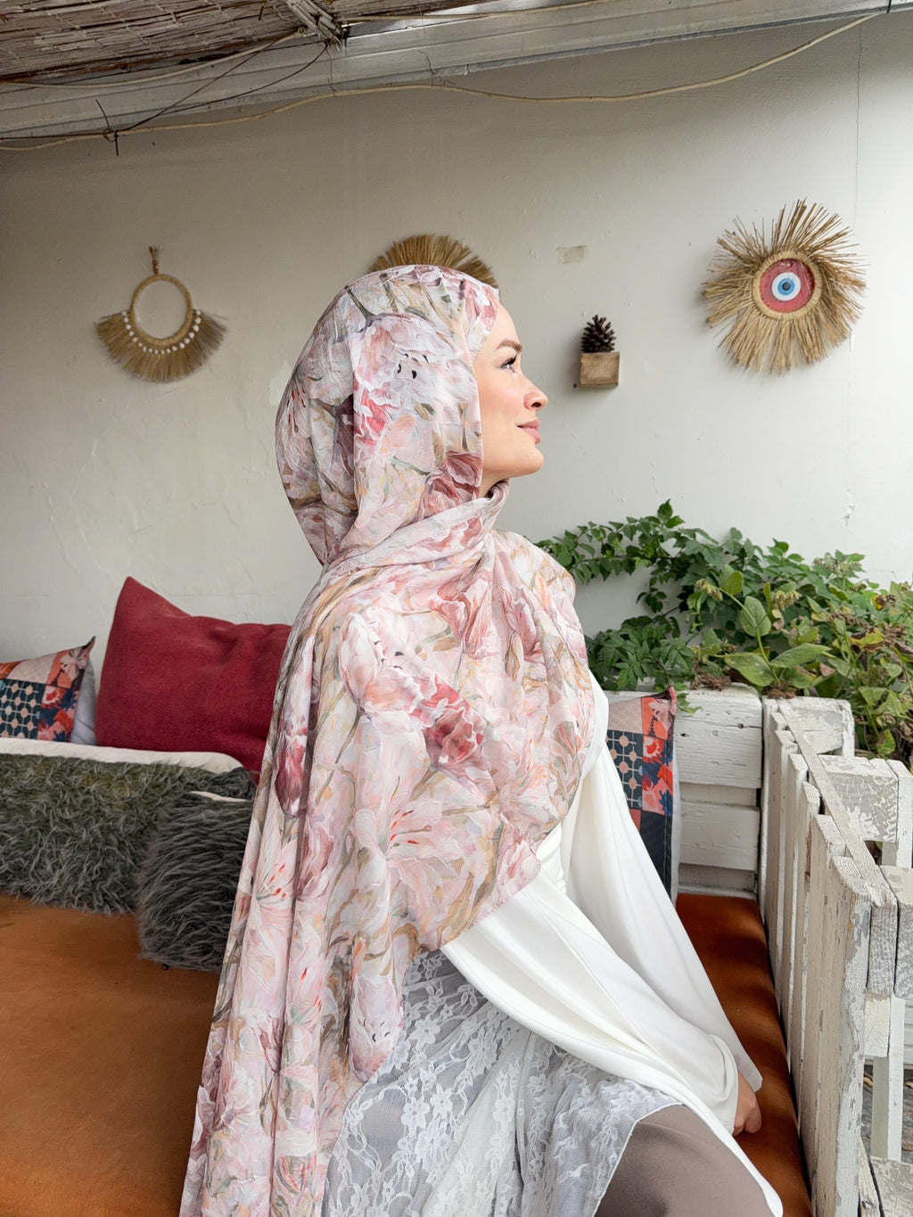 Soft Garden Şal - Mink