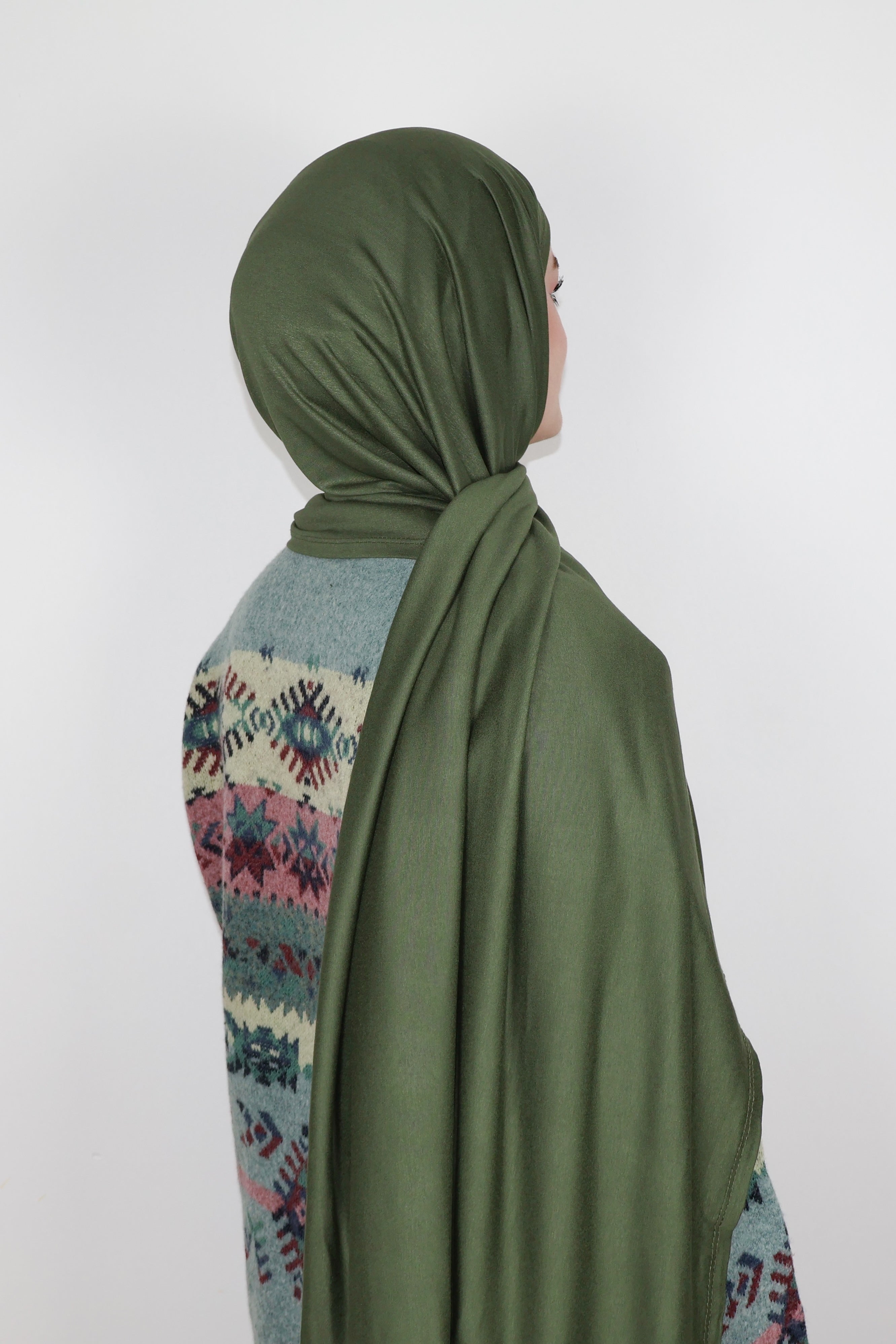 Luxe Penye Şal- Haki